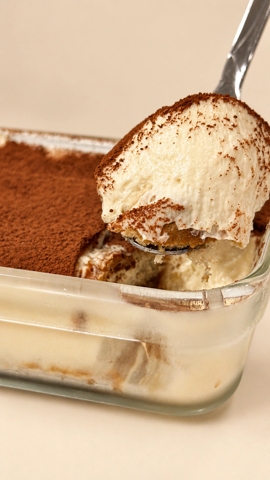 Alcohol-free tiramisu view